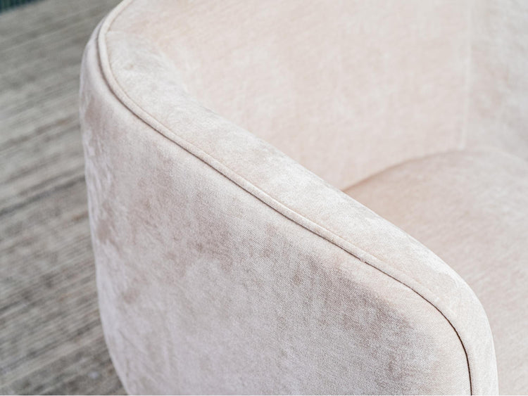 Chloe Swivel Occasional Chair Latte