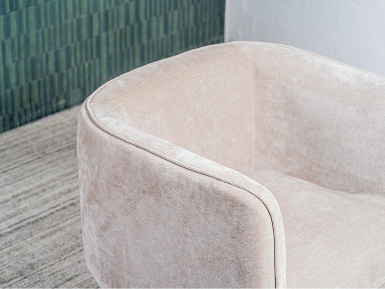 Chloe Swivel Occasional Chair Latte