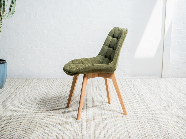 Forest Dining Chair Green / Natural