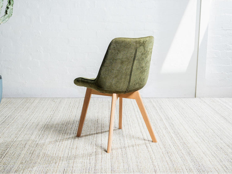 Forest Dining Chair Green / Natural