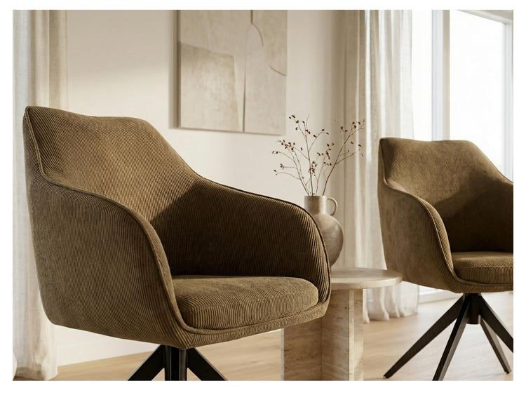 Oscar Dining Chair Olive Set of 2