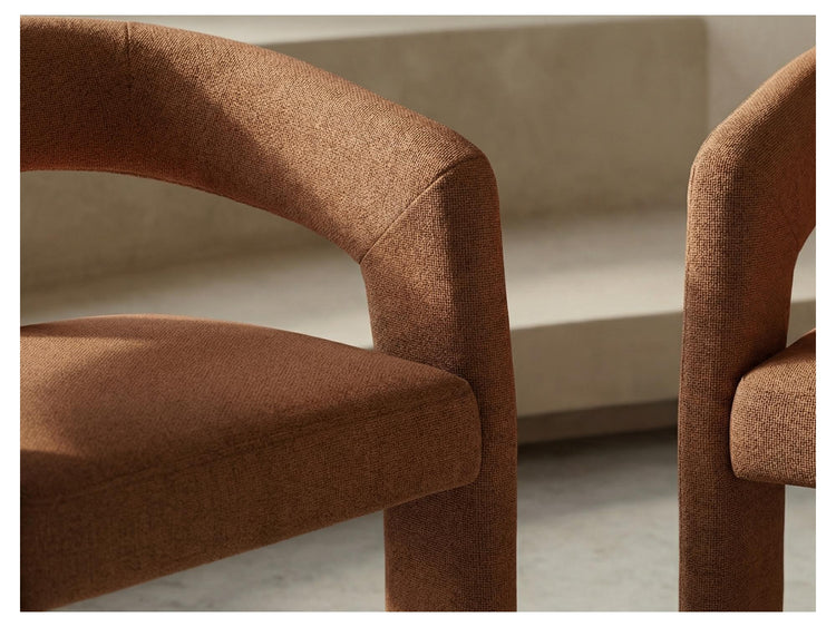 Princeton Dining Chair Orange Set of 2