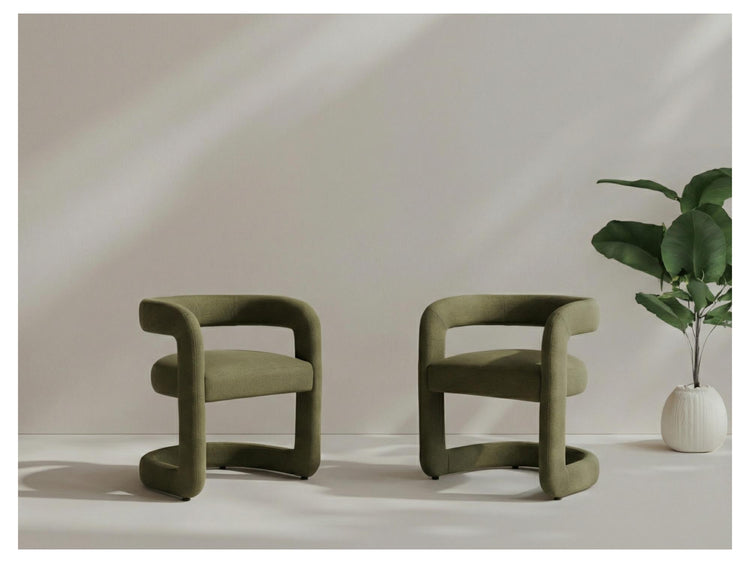 Toronto Dining Chair Olive Set of 2