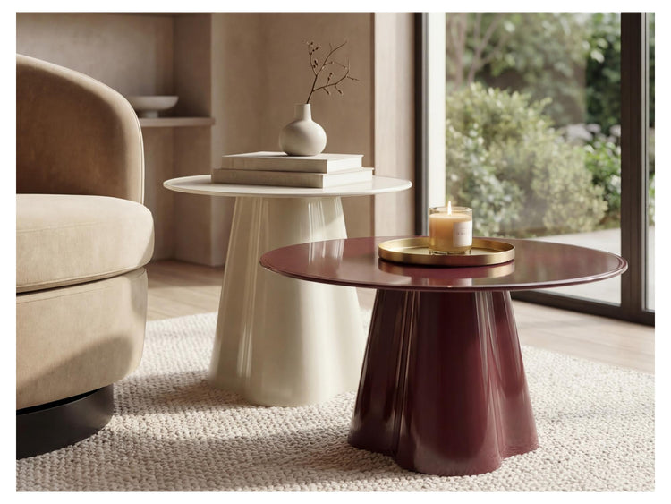 Tahoe Side Table Gloss Tofu