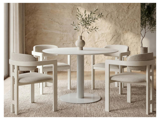 Amalfi Dining Table Grigio Matte Tofu - image 1
