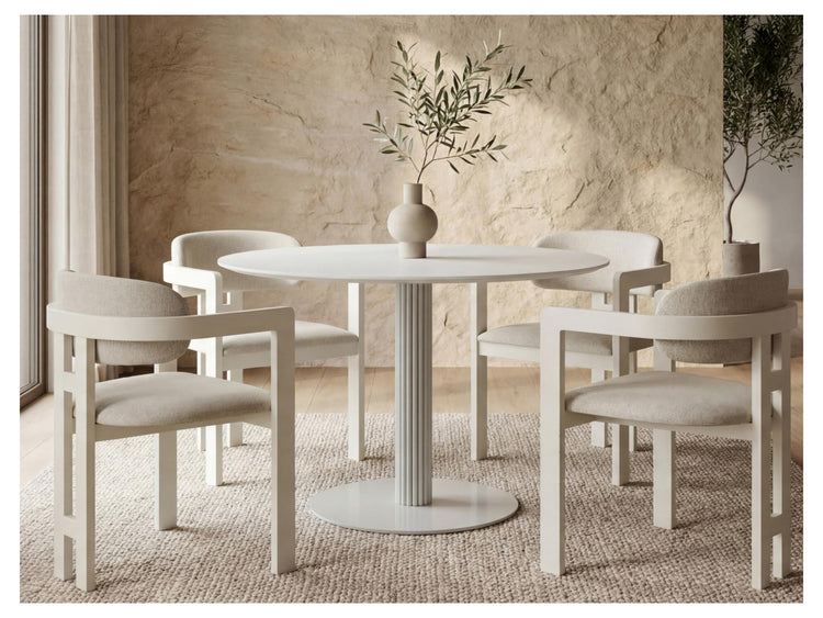 Amalfi Dining Table Grigio Matte Tofu - image 1