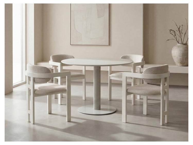 Amalfi Dining Table Grigio Matte Tofu - image 2