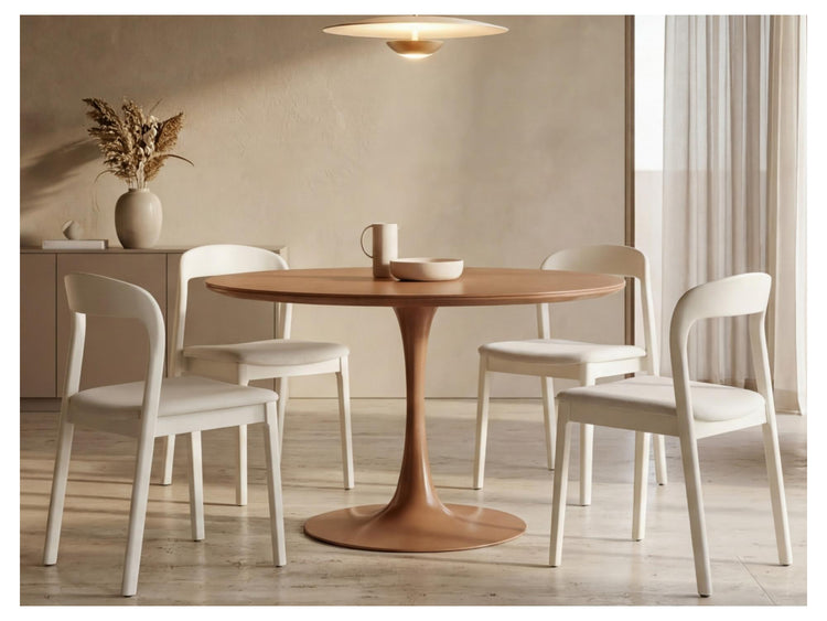 Elan Dining Table Matte Pumpkin