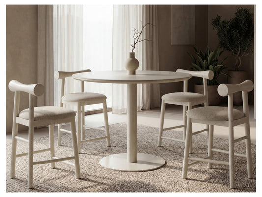 Positano Dining Table Matte Tofu