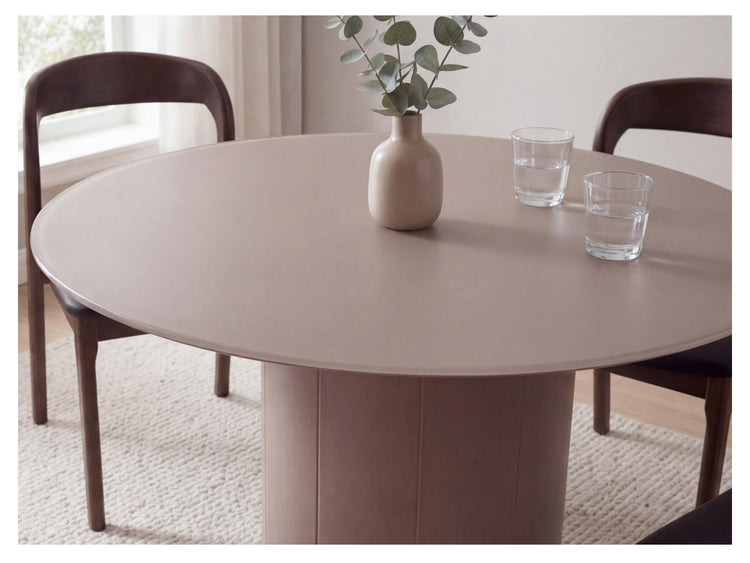 Rimini Dining Table Matte Chestnut