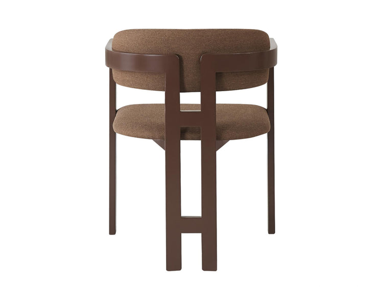 Malmo Dining Chair Matte Chestnut / Rust Set of 2