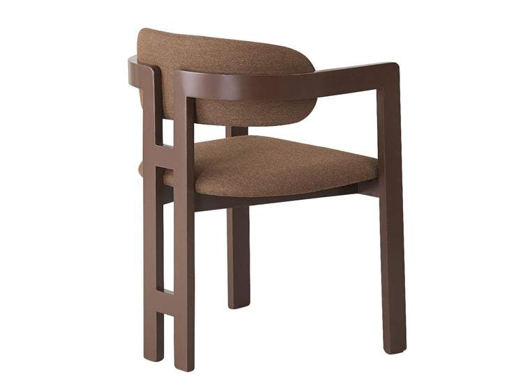 Malmo Dining Chair Matte Chestnut / Rust Set of 2
