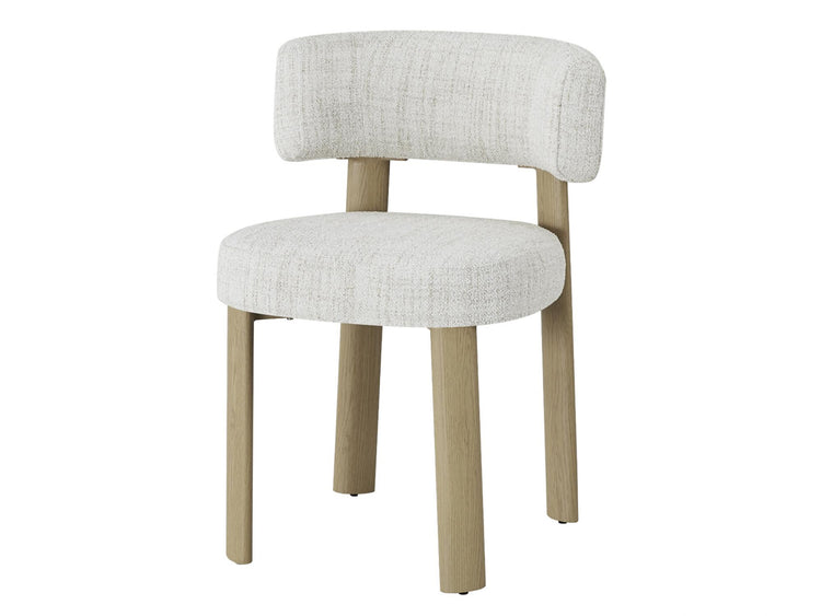 Palermo Dining Chair Mist Grey / Natural Set of 2