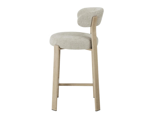 Avila Bar Stool Beige/ Natural Set of 2
