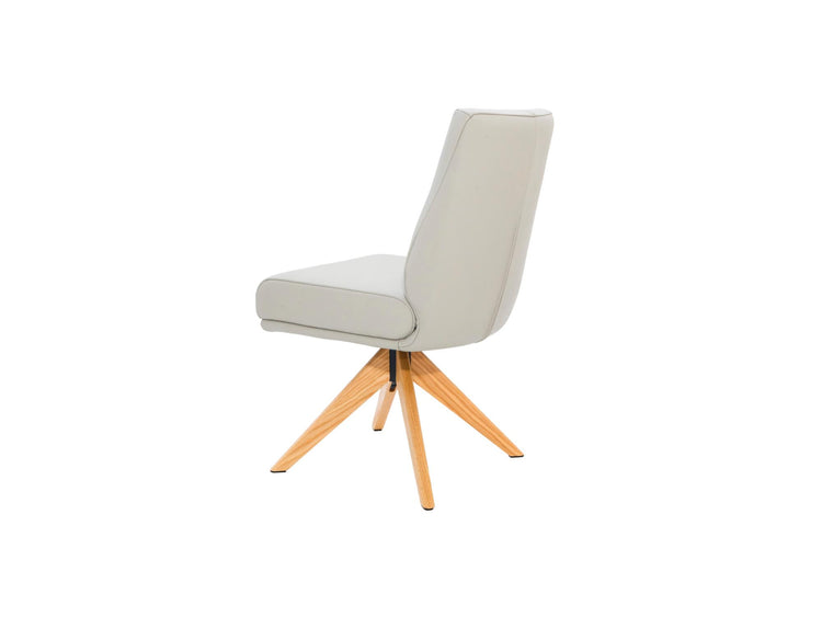 Alexandra Dining Chair Beige/ Natural Oak Set of 2 — image 3
