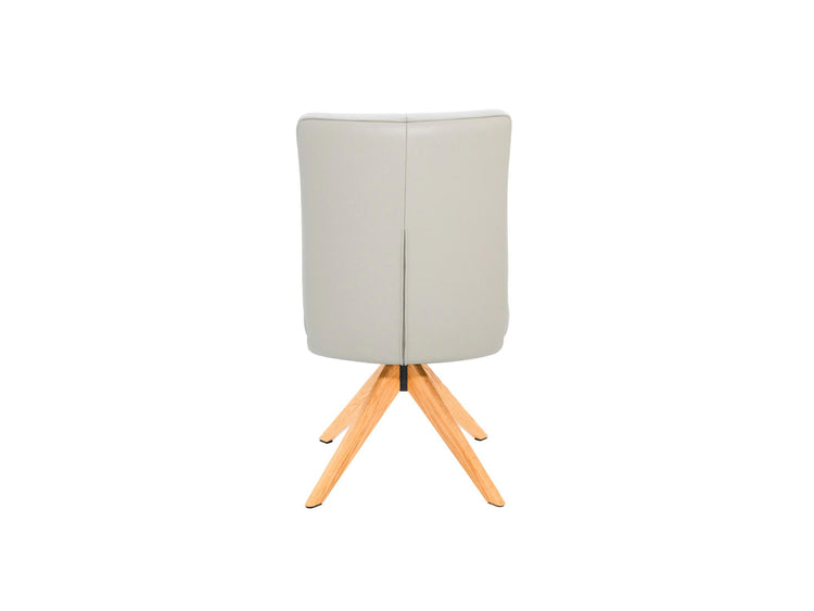 Alexandra Dining Chair Beige/ Natural Oak Set of 2 — image 4