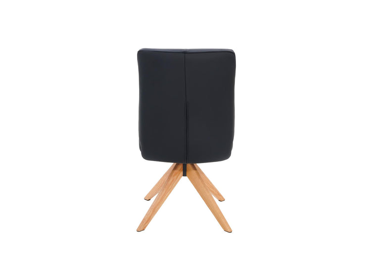 Alexandra Dining Chair Black/ Natural Oak Set of 2 — image 4