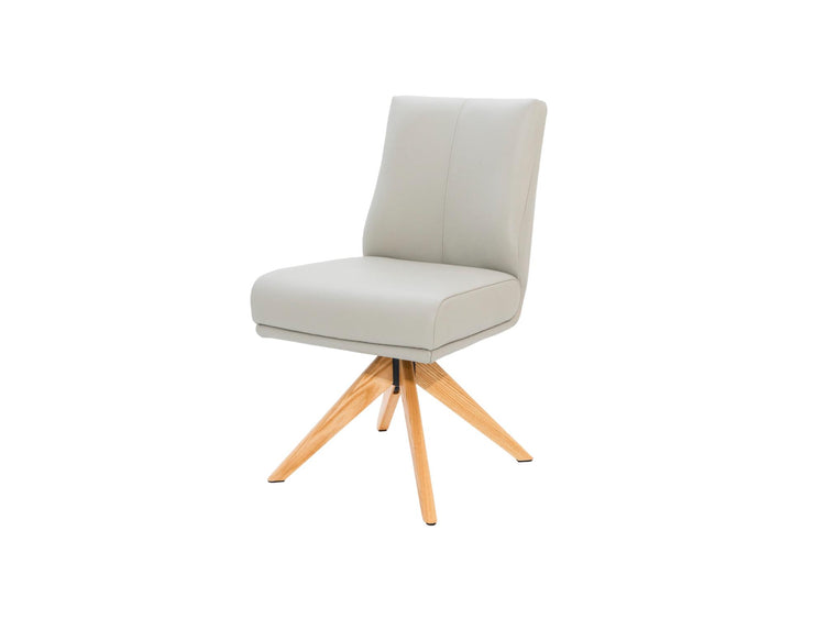 Alexandra Dining Chair Beige/ Natural Oak Set of 2 — image 1