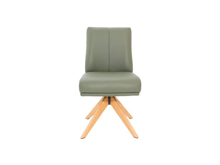 Alexandra Dining Chair Olive/ Natural Oak Set of 2 — image 5