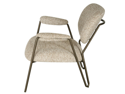 Noren Accent Chair Macadamia / Matte Bronze