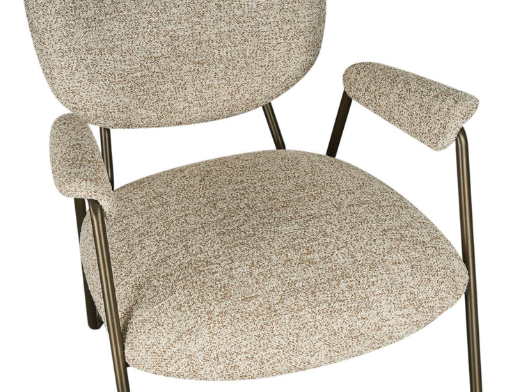 Noren Accent Chair Macadamia / Matte Bronze