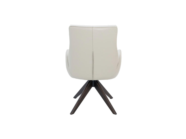 Monti Dining Chair Beige/ Dark Walnut Set of 2 — image 4