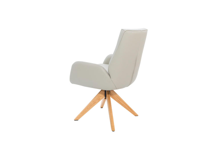 Monti Dining Chair Beige/ Natural Oak Set of 2 — image 3