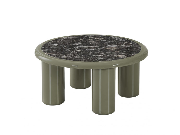 Tiber Coffee Table Olive / Grey Stone