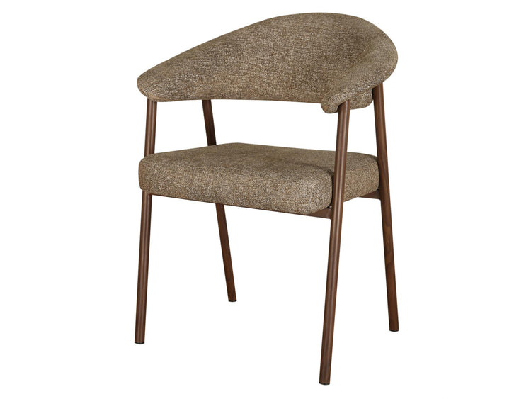 Como Dining Chair Toffee / Dark Walnut Set of 2