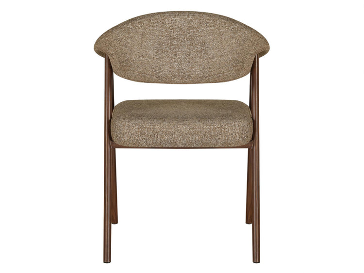 Como Dining Chair Toffee / Dark Walnut Set of 2
