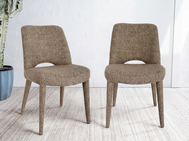 Amphi Dining Chair Emu Tweed Set of 2