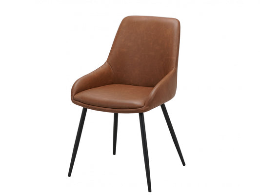 Costa Dining Chair Cognac  Set of 2