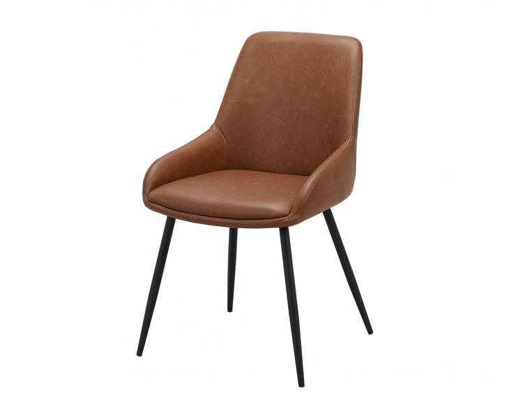 Costa Dining Chair Cognac  Set of 2