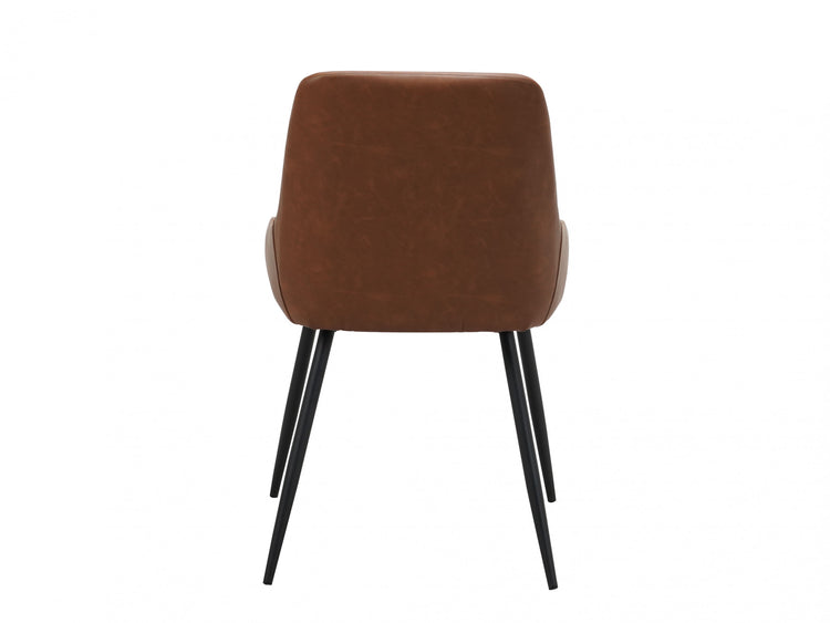 Costa Dining Chair Cognac  Set of 2