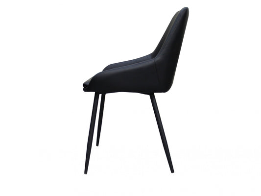 Costa Dining Chair Black Set of 2