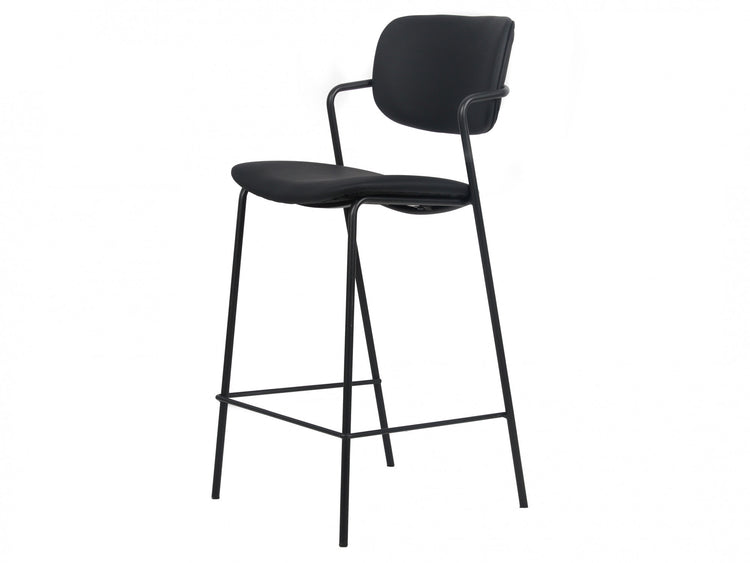 Lucia Bar Stool Black Set of 2