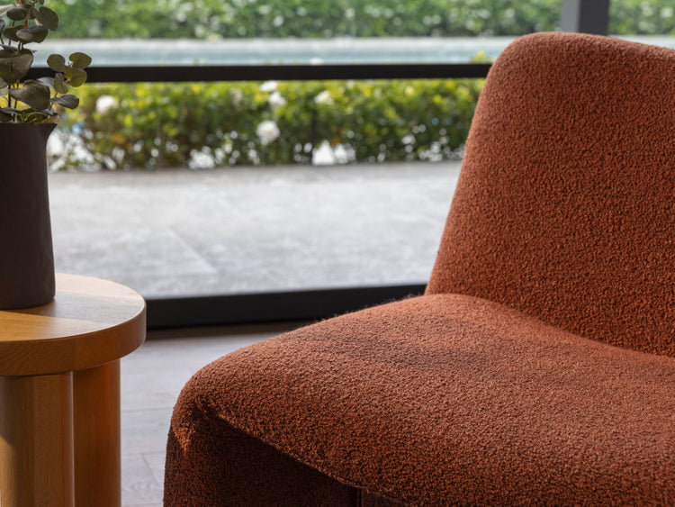 Calais Occasional Chair Terracotta