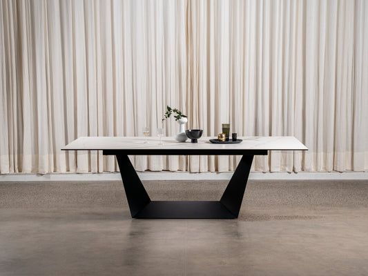 Symphony Fixed Dining Table Marmo Ceramic