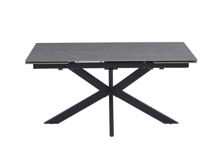 Newcastle Extension Dining Table Bulgarian Grey Ceramic