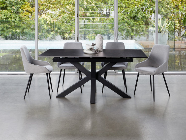 Venetti Extension Dining Table Blizzard Ceramic