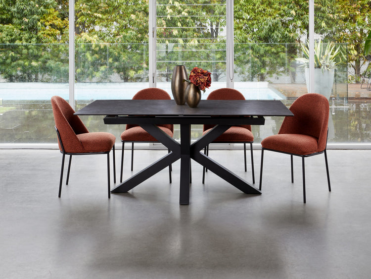 Venetti Extension Dining Table Blizzard Ceramic