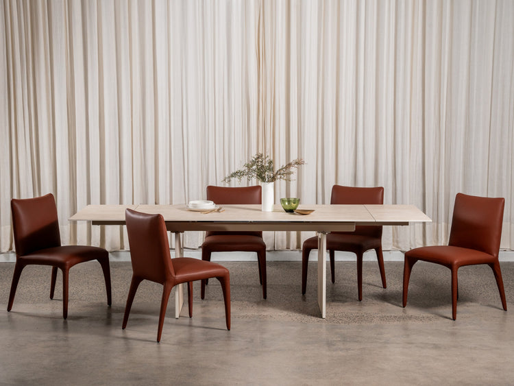 Toulon Dining Chair Tan Set of 2