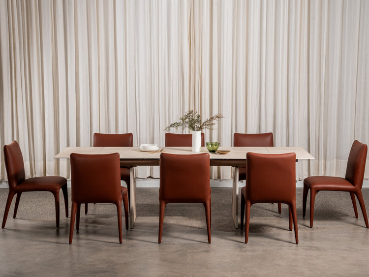 Toulon Dining Chair Tan Set of 2