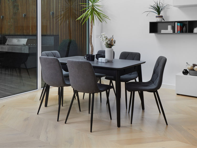 Nikita Extension Dining Table Bulgarian Grey