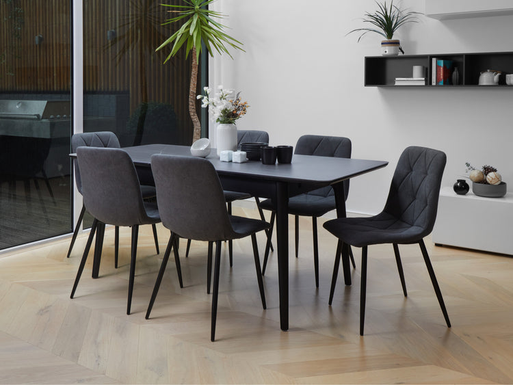 Nikita Extension Dining Table Bulgarian Grey