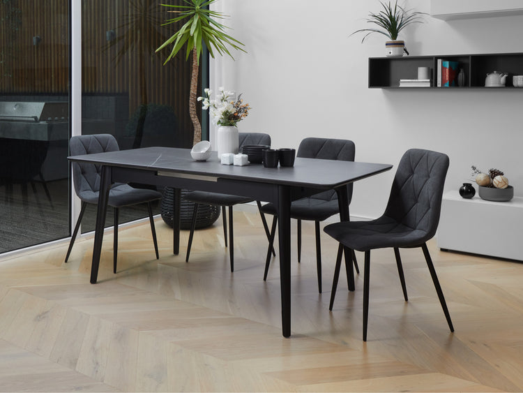 Nikita Extension Dining Table Bulgarian Grey