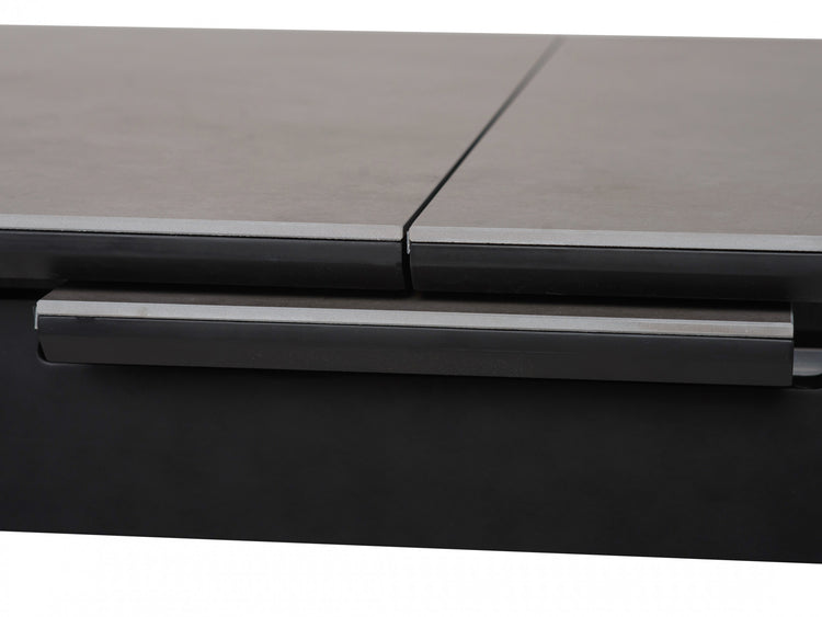 Mila Extension Dining Table Greystone Ceramic