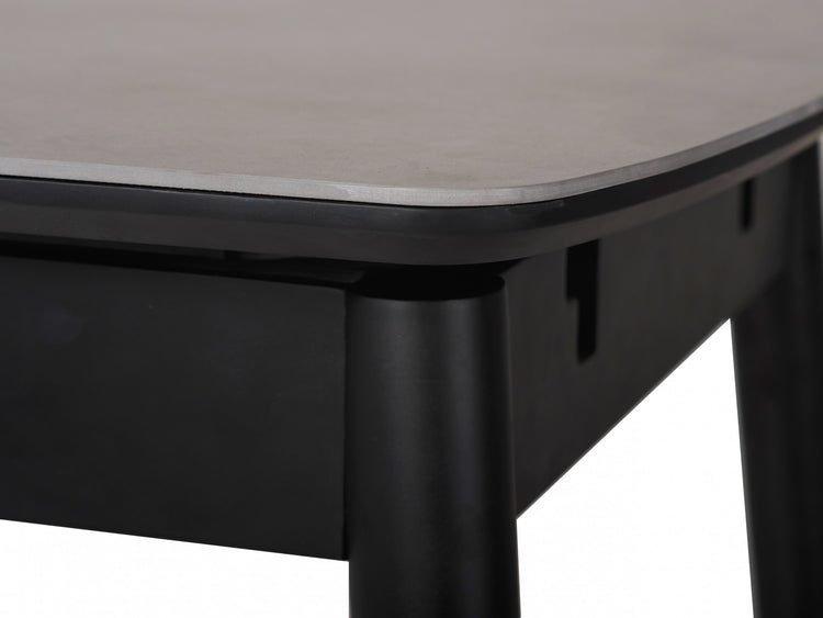 Mila Extension Dining Table Greystone Ceramic