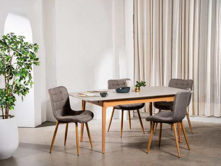Sydney Dining Chair Taupe Set of 4