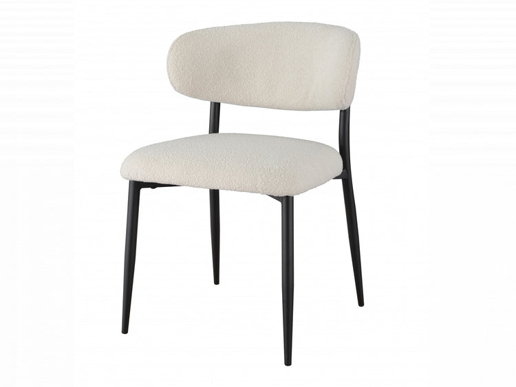 Milan Dining Chair Off White Set of 2